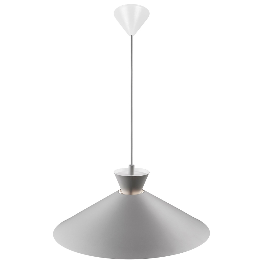 Nordlux - Luster na sajli DIAL 1xE27/40W/230V fi 45 cm siva
