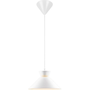 Nordlux - Luster na sajli DIAL 1xE27/40W/230V prečnik 25 cm bela