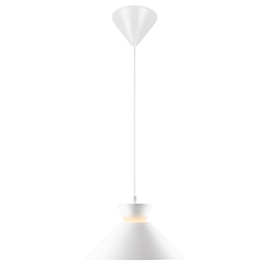 Nordlux - Luster na sajli DIAL 1xE27/40W/230V prečnik 25 cm bela