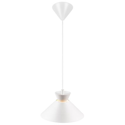 Nordlux - Luster na sajli DIAL 1xE27/40W/230V prečnik 25 cm bela