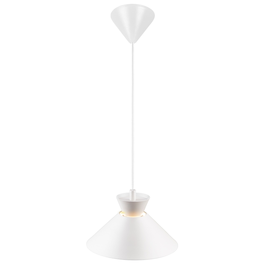 Nordlux - Luster na sajli DIAL 1xE27/40W/230V prečnik 25 cm bela
