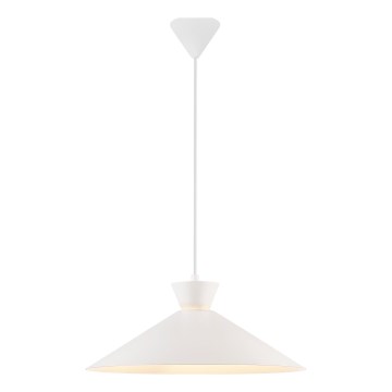 Nordlux - Luster na sajli DIAL 1xE27/40W/230V prečnik 45 cm bela