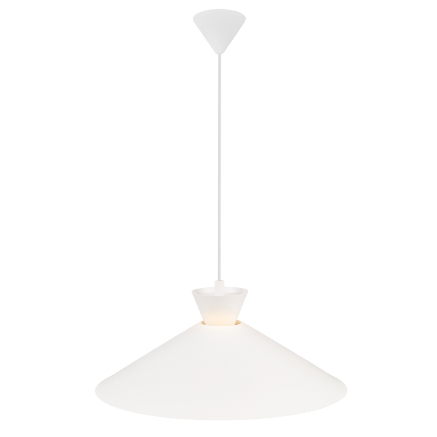 Nordlux - Luster na sajli DIAL 1xE27/40W/230V prečnik 45 cm bela