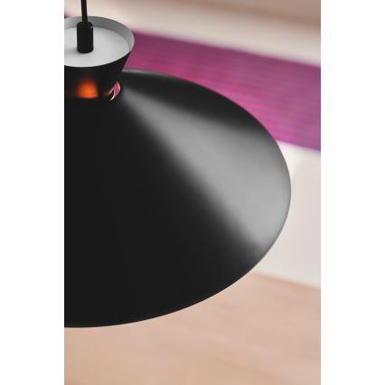 Nordlux - Luster na sajli DIAL 1xE27/40W/230V prečnik 45 cm crna