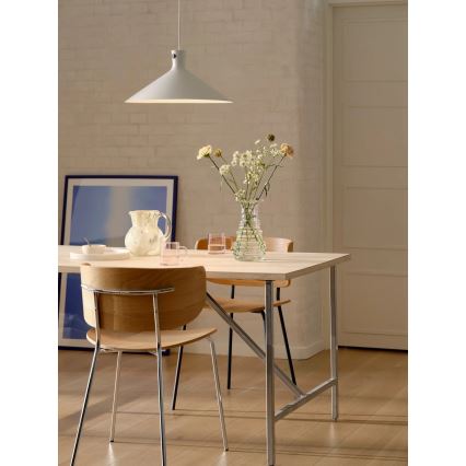 Nordlux - Luster na sajli DORINA 1xE27/60W/230V bela prečnik 45 cm