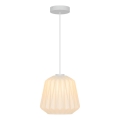 Nordlux - Luster na sajli ELBIE 1xE27/15W/230V Ø 24 cm, bela