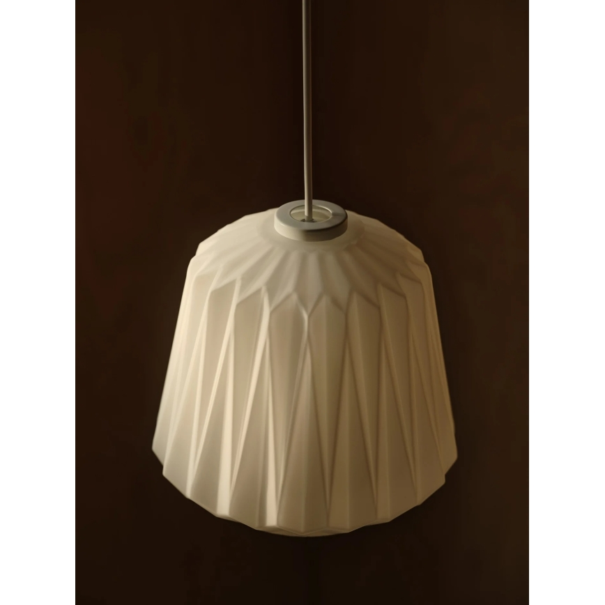 Nordlux - Luster na sajli ELBIE 1xE27/15W/230V Ø 24 cm, bela