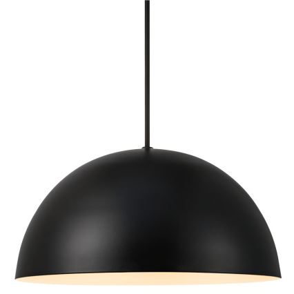 Nordlux - Luster na sajli ELLEN ELLEN 1xE27/40W/230V prečnik 30 cm crna