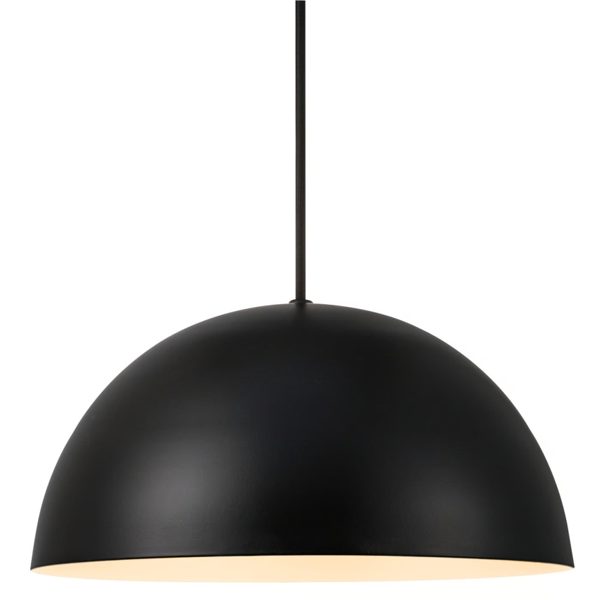 Nordlux - Luster na sajli ELLEN ELLEN 1xE27/40W/230V prečnik 30 cm crna