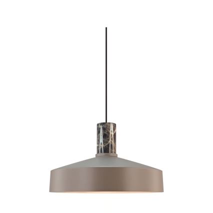 Nordlux - Luster na sajli ELVAS 1xE27/60W/230V Ø 37,5 cm braon
