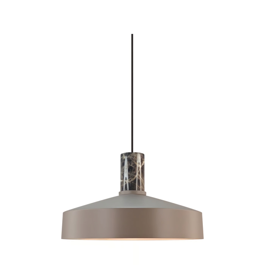 Nordlux - Luster na sajli ELVAS 1xE27/60W/230V Ø 37,5 cm braon
