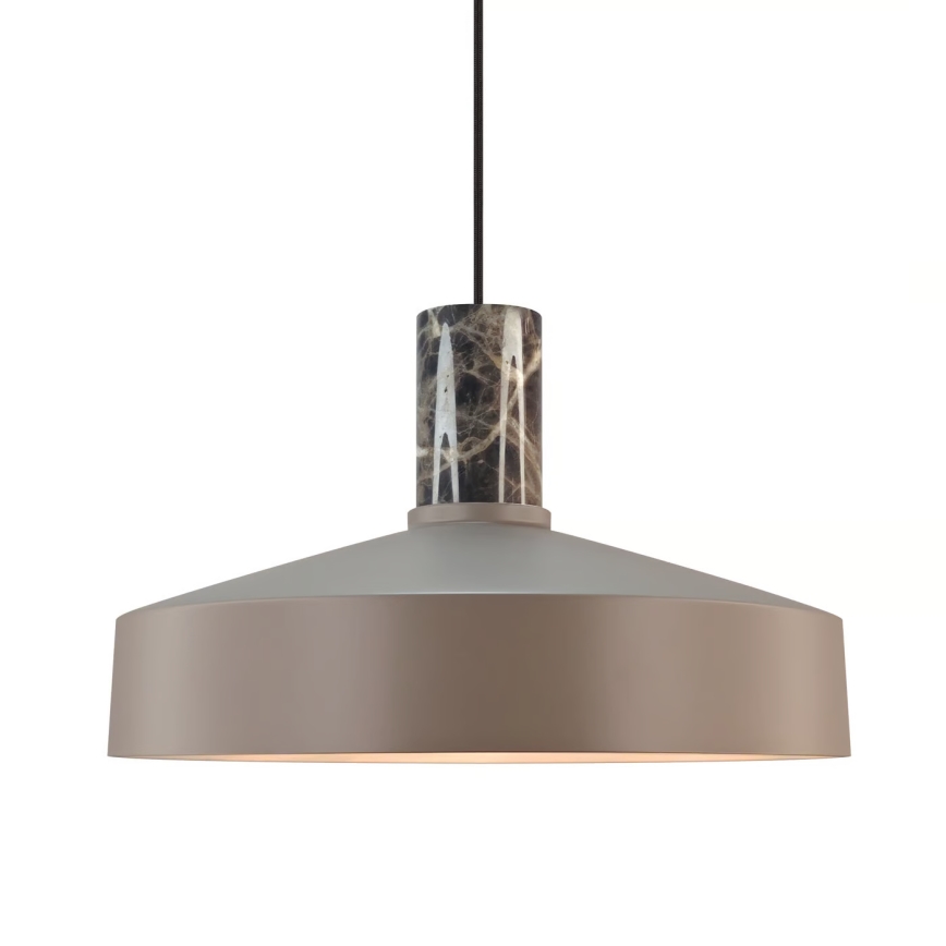 Nordlux - Luster na sajli ELVAS 1xE27/60W/230V Ø 37,5 cm braon
