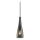 Nordlux - Luster na sajli EMBLA 1xE27/40W/230V dimljeno/crno