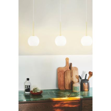 Nordlux - Luster na sajli FRANCA 1xE14/40W/230V bela
