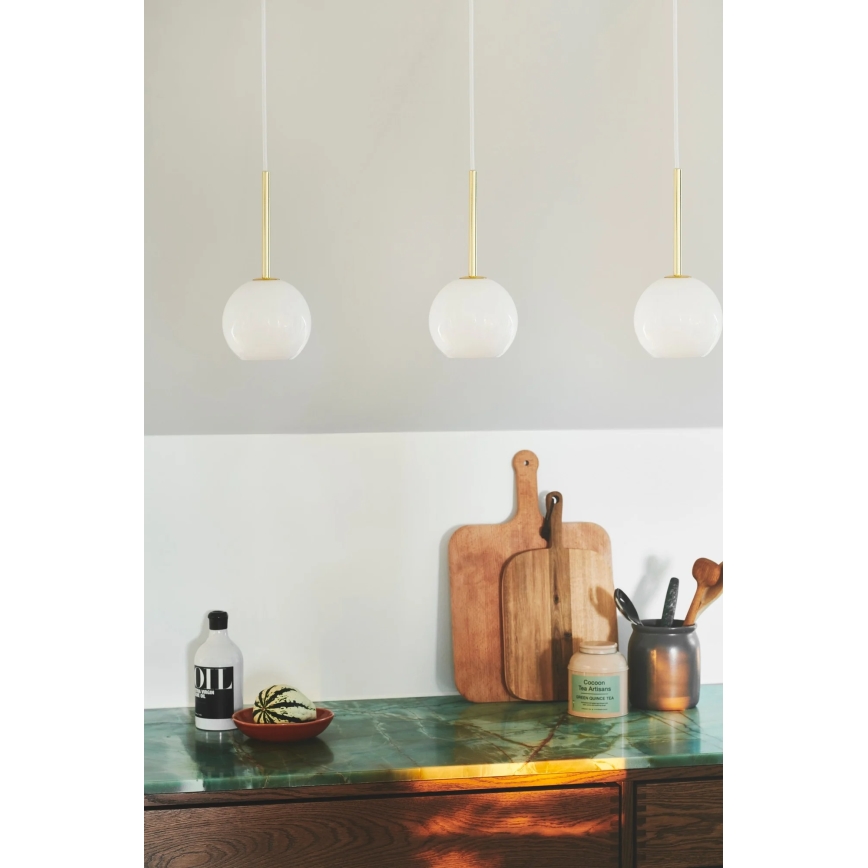 Nordlux - Luster na sajli FRANCA 1xE14/40W/230V bela