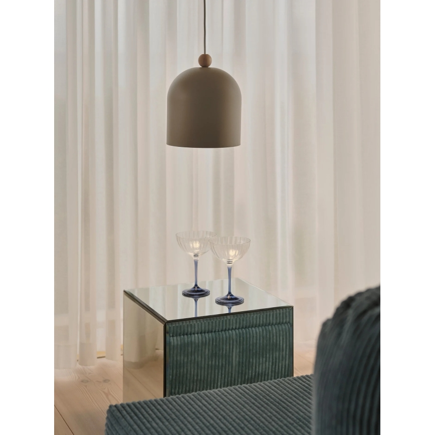 Nordlux - Luster na sajli GASTON 1xE27/40W/230V braon