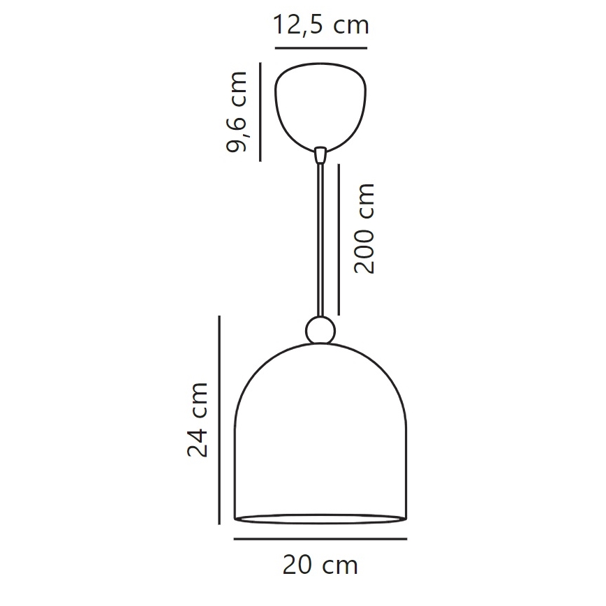 Nordlux - Luster na sajli GASTON 1xE27/40W/230V ružičasta/bela
