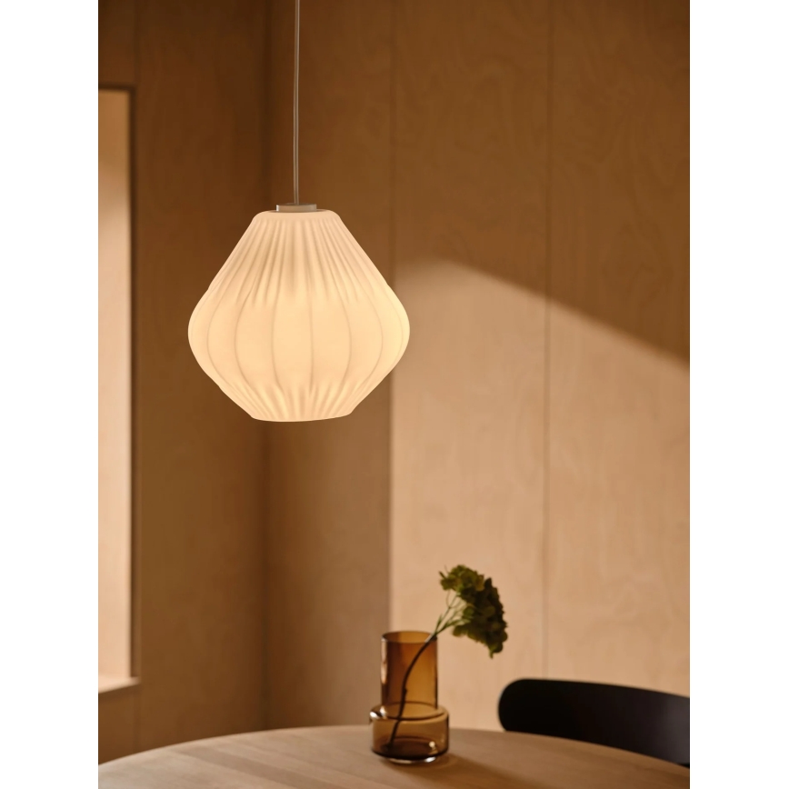 Nordlux - Luster na sajli MALUCA 1xE27/15W/230V prečnik 29 cm bela
