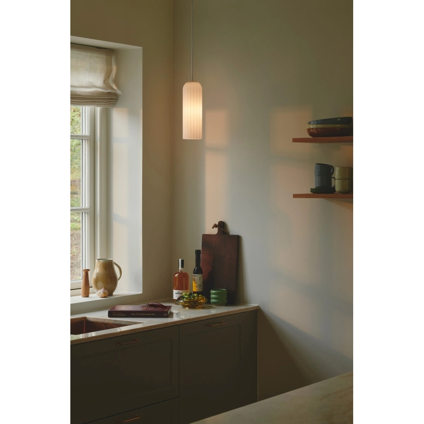 Nordlux - Luster na sajli MIELLA 1xE27/25W/230V bela