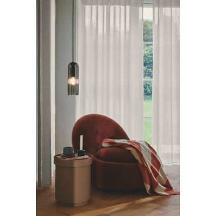 Nordlux - Luster na sajli MIELLA 1xE27/25W/230V zadimljena