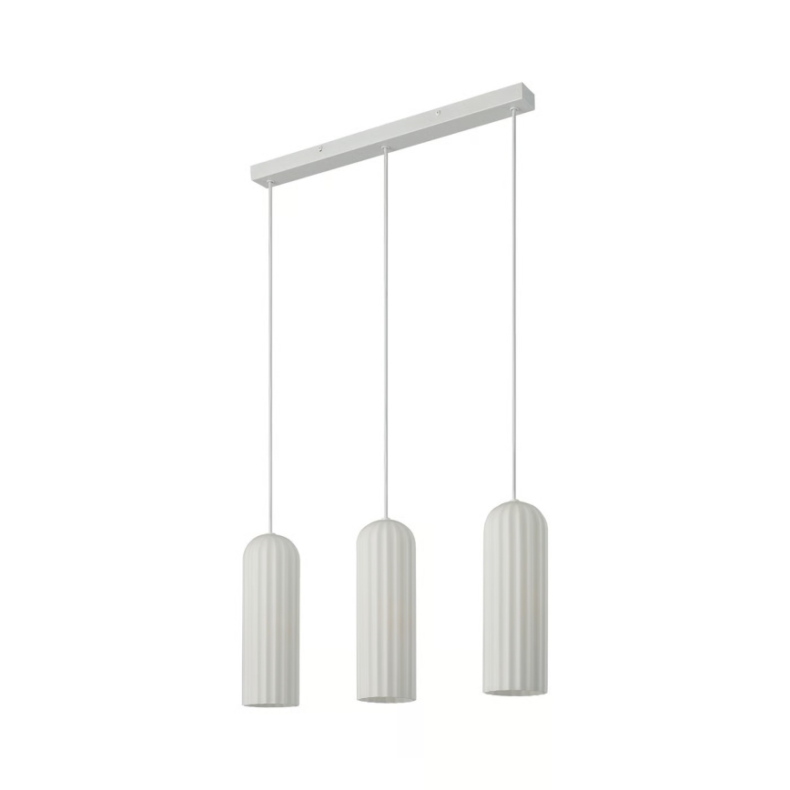Nordlux - Luster na sajli MIELLA 3xE27/25W/230V bela