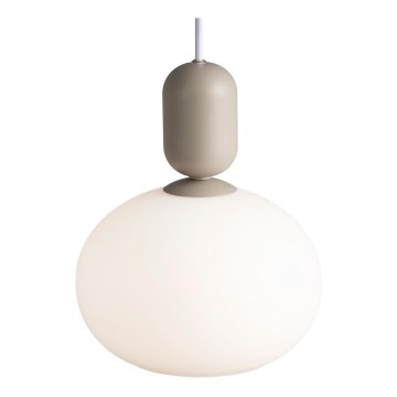 Nordlux - Luster na sajli NOTTI 1xE27/40W/230V siva