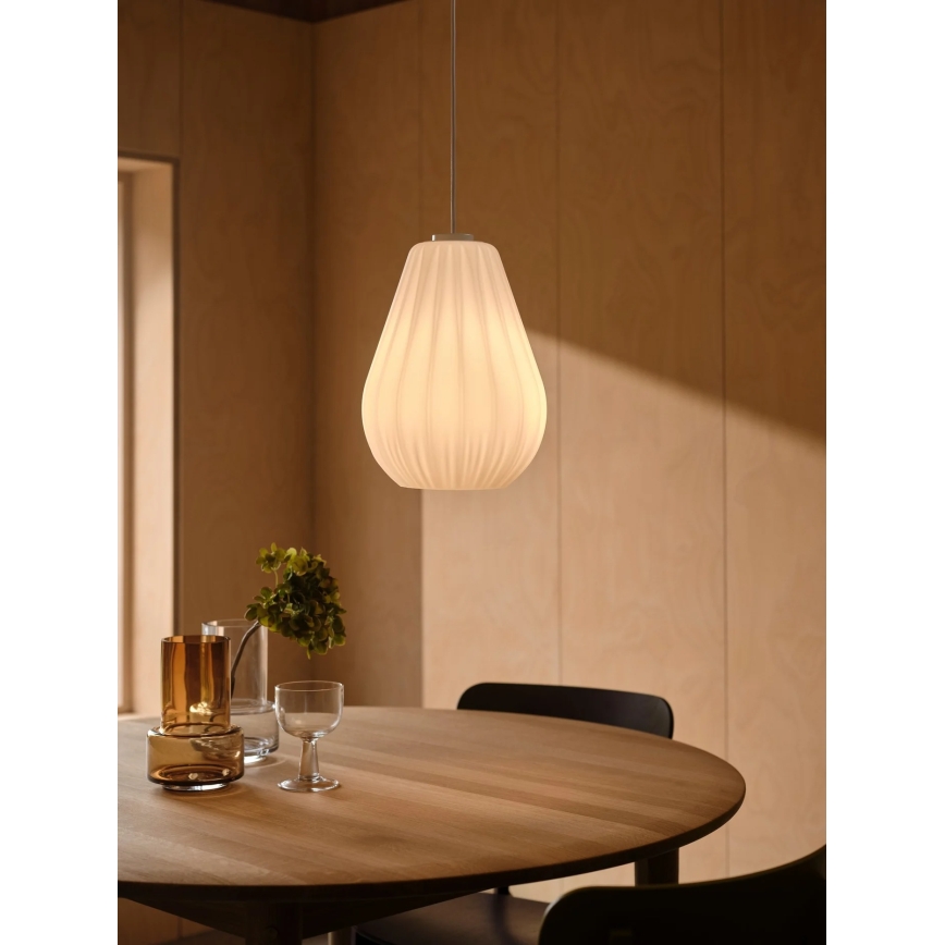 Nordlux - Luster na sajli SALLINO 1xE27/15W/230V prečnik 24 cm bela