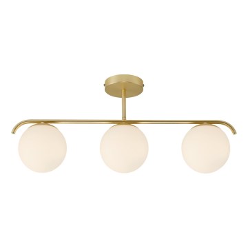 Nordlux - Luster na stalku GRANT 3xE14/25W/230V zlatna
