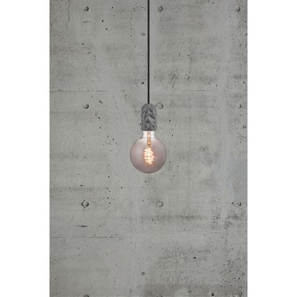 Nordlux - Napajni kabl HANG 1xE27/40W/230V siva/crna