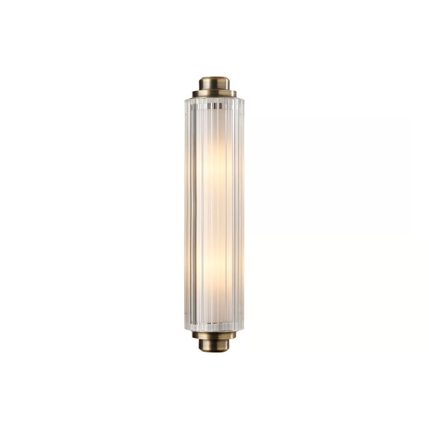 Nordlux - Osvetljenje za kupatilsko ogledalo NIMAL 2xE14/25W/230V IP44 mesing
