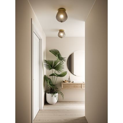 Nordlux - Plafonska svetiljka ORBIFORM 1xE27/40W/230V zlatna