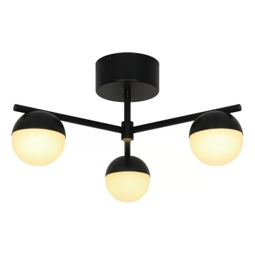 Nordlux - Plafonski luster CONTINA 3xG9/5W/230V crna