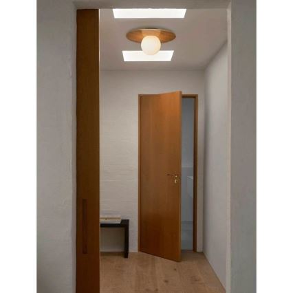 Nordlux - Stropno svetlo za kupatilo SIONA 1xE27/60W/230V IP44 prečnik 43 cm bež