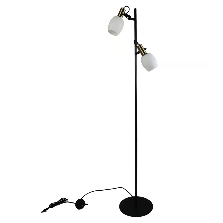 Nordlux - Podna lampa ARILD 2xE14/40W/230V crna