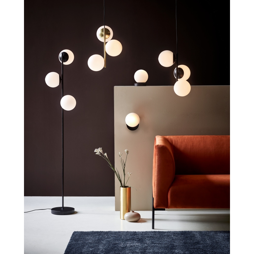 Nordlux - Podna lampa LILLY 3xE14/25W/230V crna