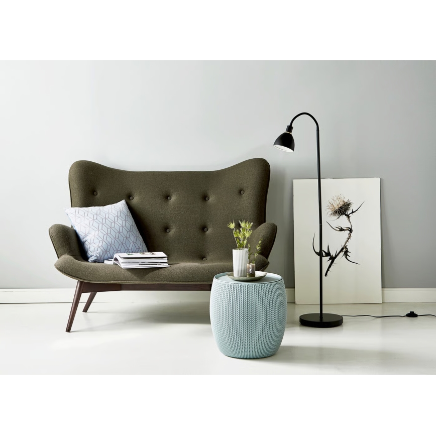 Nordlux - Podna lampa RAY 1xE14/25W/230V crna 153,5 cm