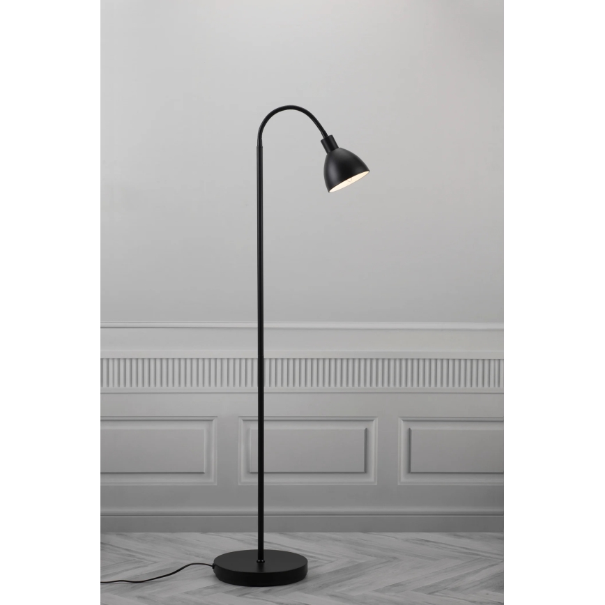 Nordlux - Podna lampa RAY 1xE14/25W/230V crna 153,5 cm