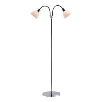 Nordlux - Podna lampa RAY 2xE14/25W/230V sjajni hrom