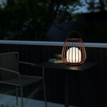 Nordlux - prigušiva LED spoljno prenosno svetlo JIM TO-GO LED/3W/3,7V IP54 5000 mAh crvena