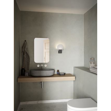 Nordlux - LED prigušiva zidna kupatilska svetiljka HESTER LED/9,5W/230V IP44 crna