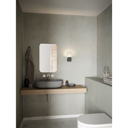 Nordlux - LED prigušiva zidna kupatilska svetiljka HESTER LED/9,5W/230V IP44 crna