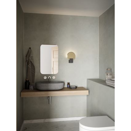 Nordlux - LED prigušiva zidna kupatilska svetiljka HESTER LED/9,5W/230V IP44 crna