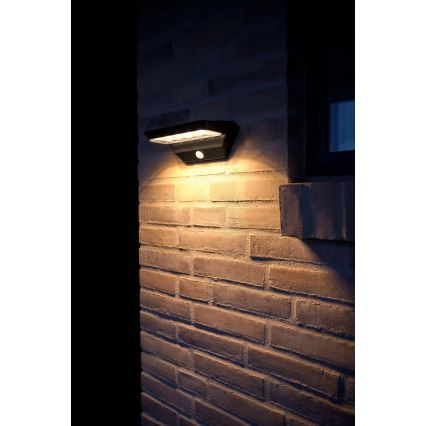 Nordlux - LED solarno zidno svetlo sa senzorom AGENA LED/5W/3,7V IP44 2200 mAh
