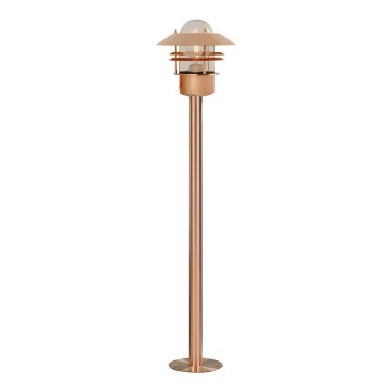 Nordlux - Spoljašnja lampa BLOKHUS 1xE27/60W/230V IP54 bakarna 92 cm