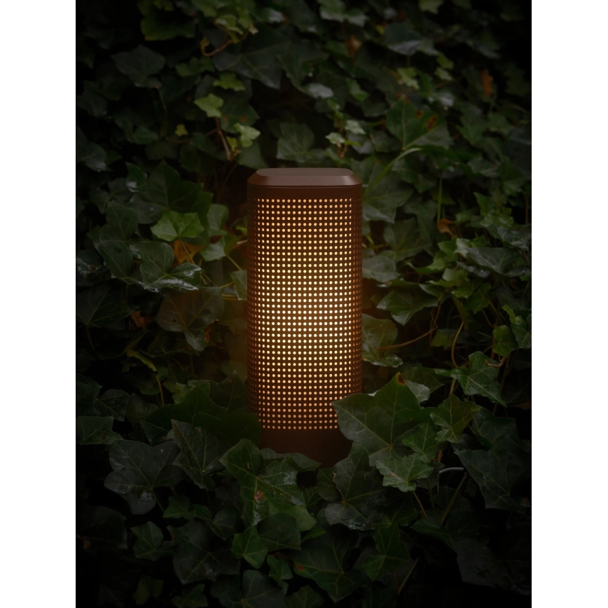 Nordlux - Spoljašnja lampa SIDARA 1xE27/15W/230V IP44 45 cm braon