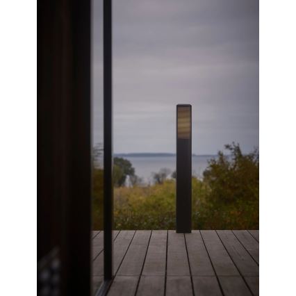 Nordlux - Spoljašnja lampa SIDARA 1xE27/15W/230V IP44 95 cm crna