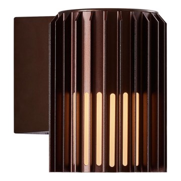 Nordlux - Spoljašnja zidna svetiljka ALUDRA 1xE27/15W/230V braon
