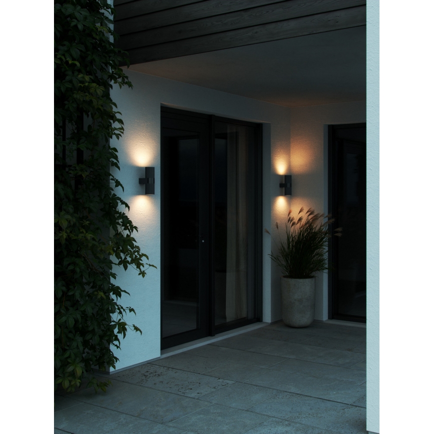 Nordlux - Spoljašnja zidna svetiljka KYKLOP 2xGU10/25W/230V IP54 crna