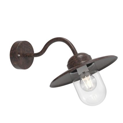 Nordlux - Spoljašnja zidna svetiljka LUXEMBOURG 1xE27/60W/230V IP54 braon/patina