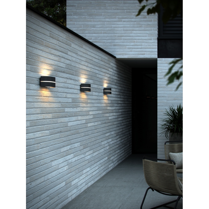 Nordlux - Spoljašnja zidna svetiljka SIBELIS 1xE27/10W/230V IP44 antracit